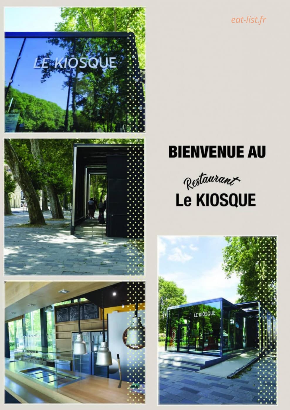 Le Kiosque — carte page 1