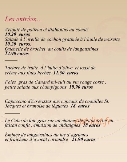 Le Poker d'As — carte page 1