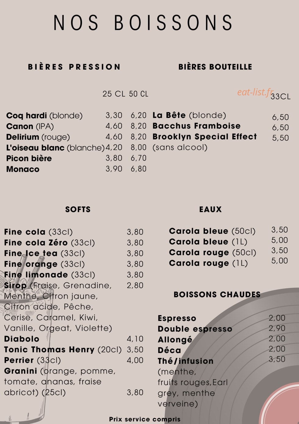 Le Record — carte page 3