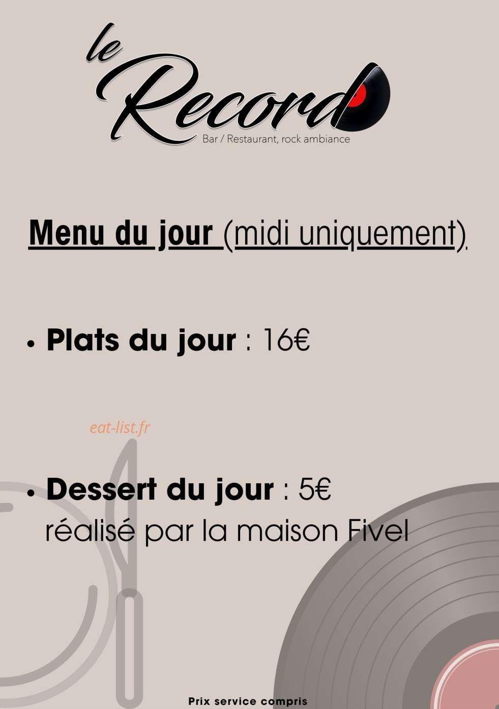 Le Record — carte page 2