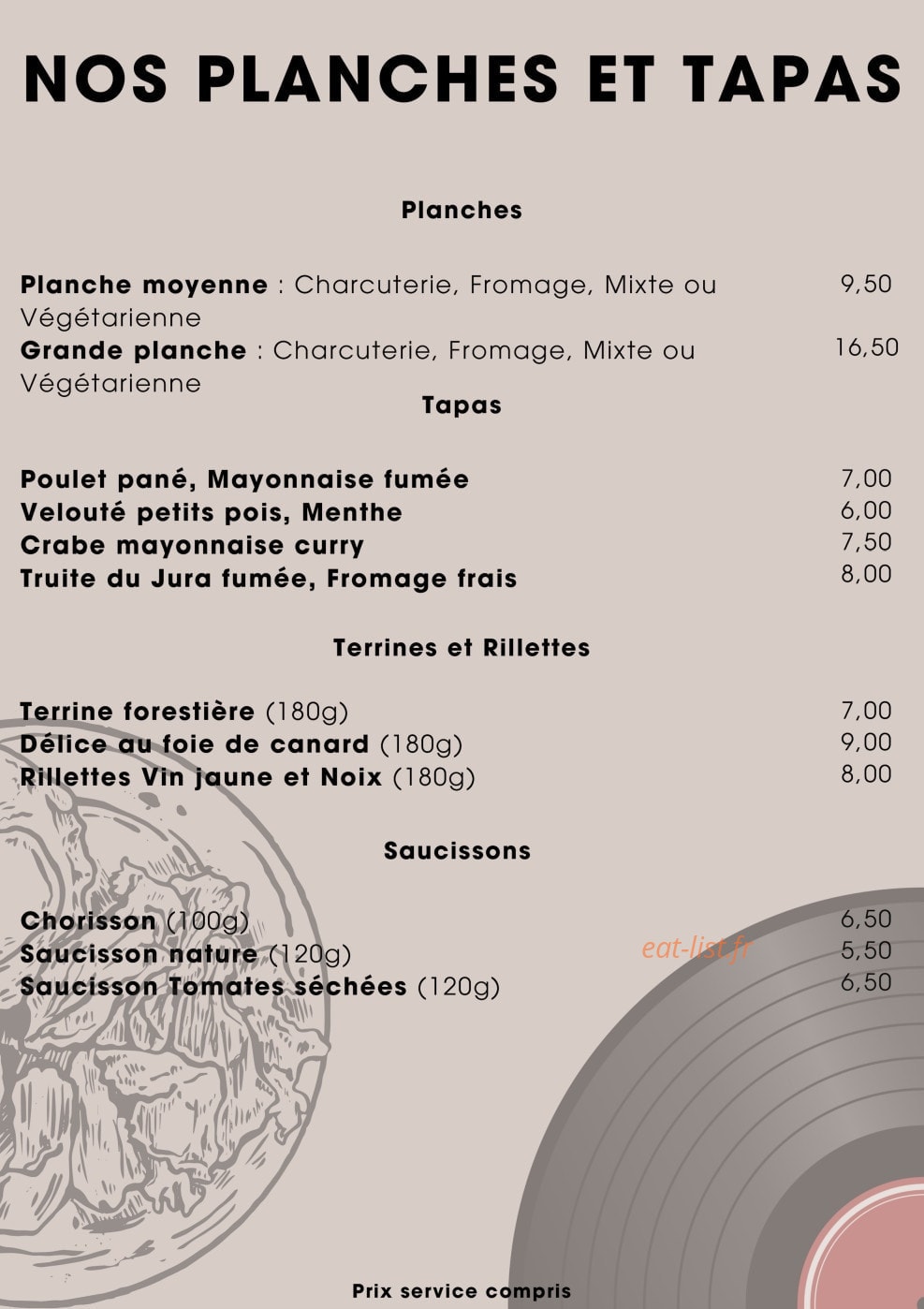 Le Record — carte page 1