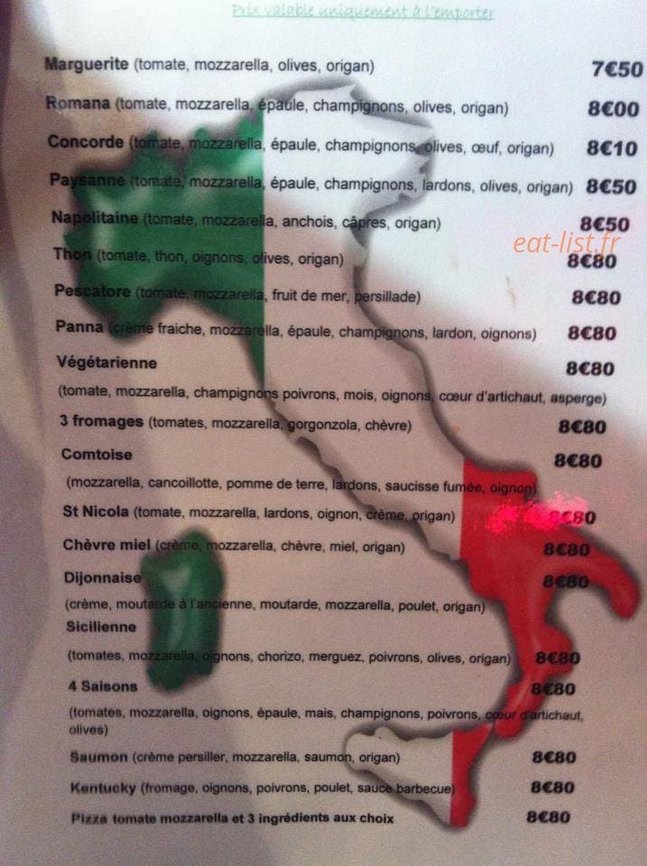 Le Restaurant Saint-nicola — carte page 2