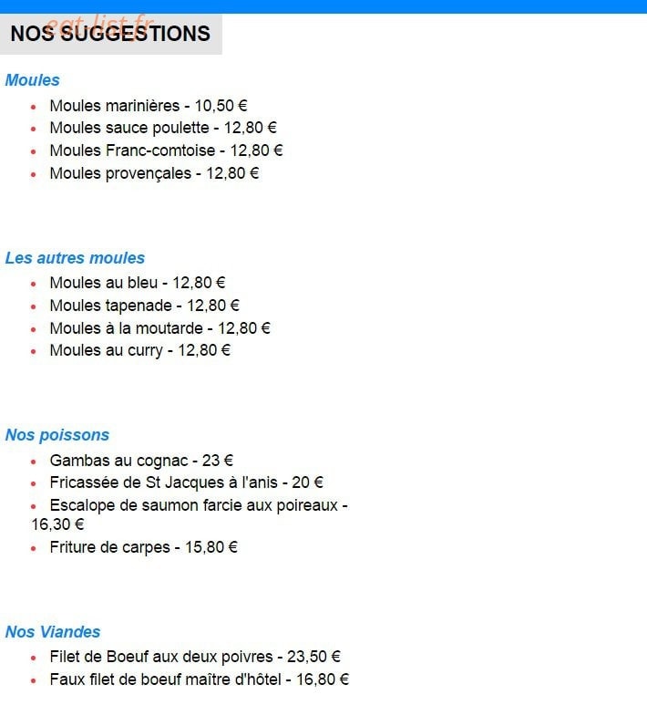 Les Bateliers — carte page 1