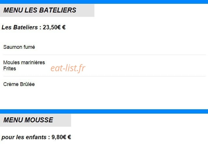 Les Bateliers — carte page 2