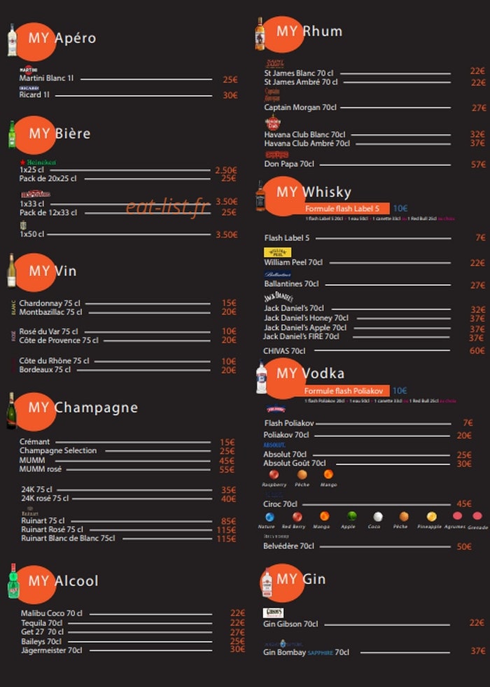 My Food — carte page 2