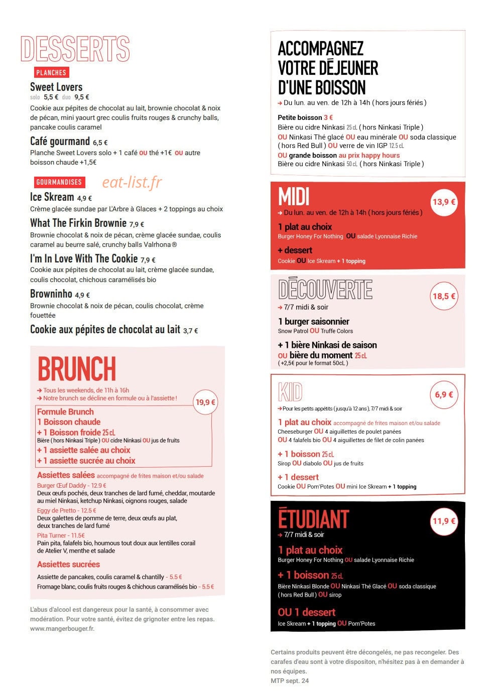 Ninkasi Besançon — carte page 2