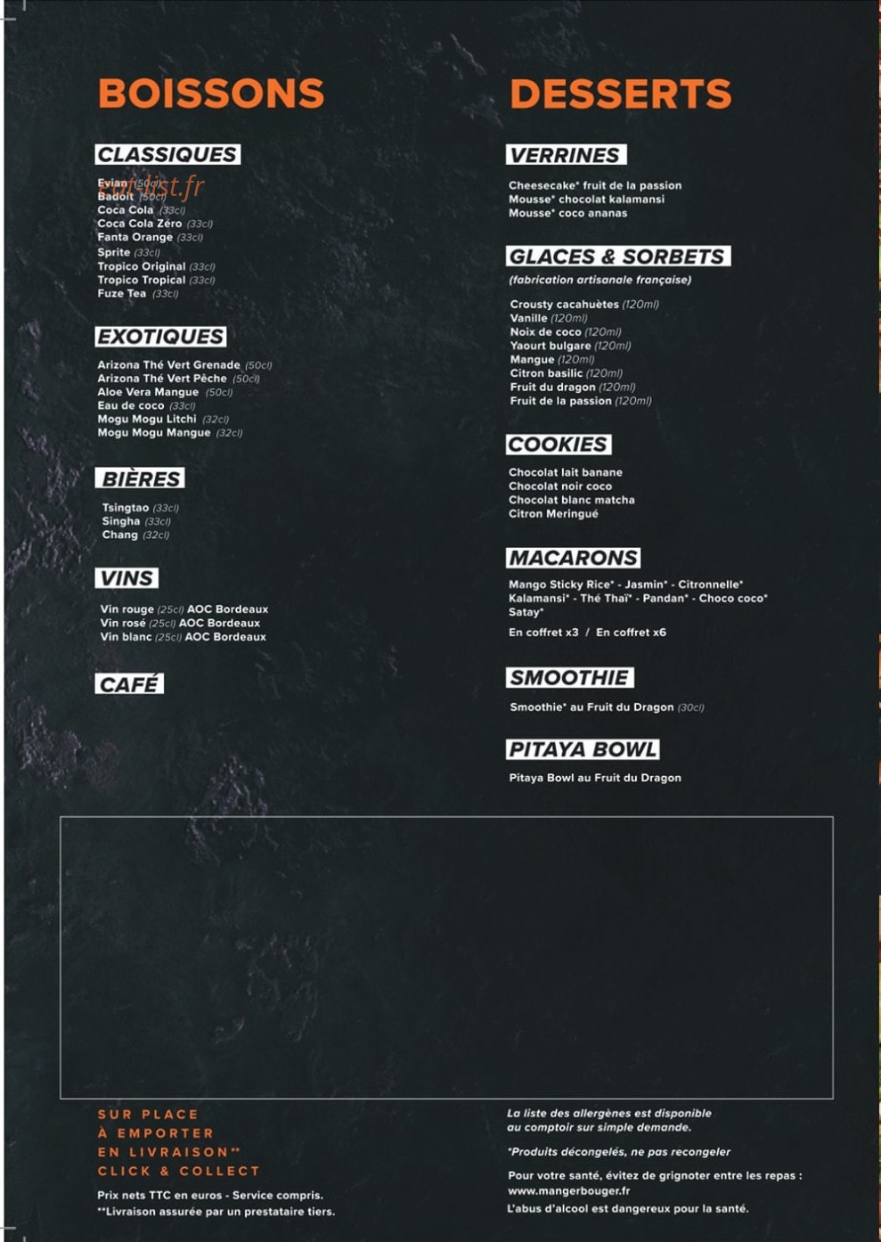 Pitaya — carte page 4