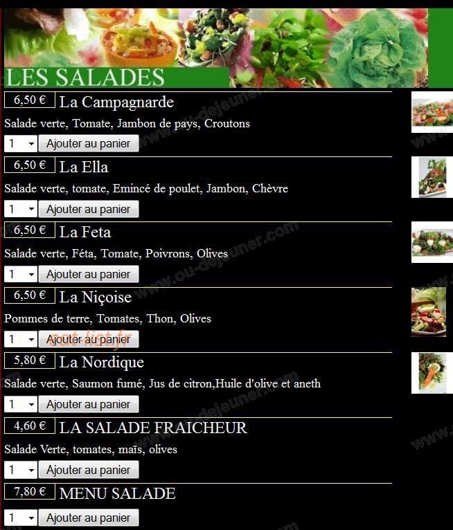 Station Pizza — carte page 9