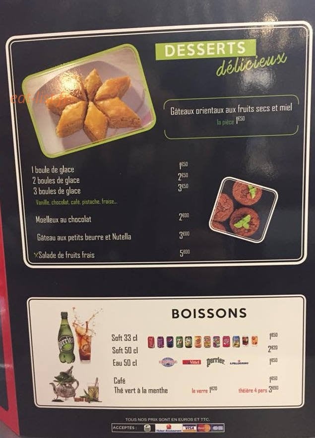 Steak House — carte page 4