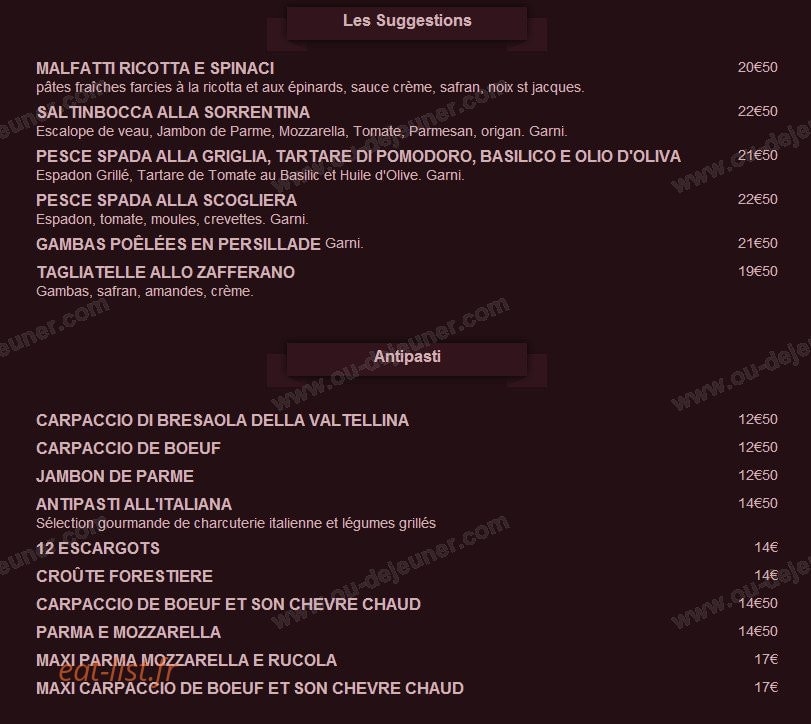 Vela Azzurra — carte page 1