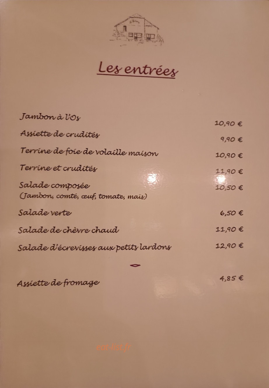 La Tuilerie — carte page 1