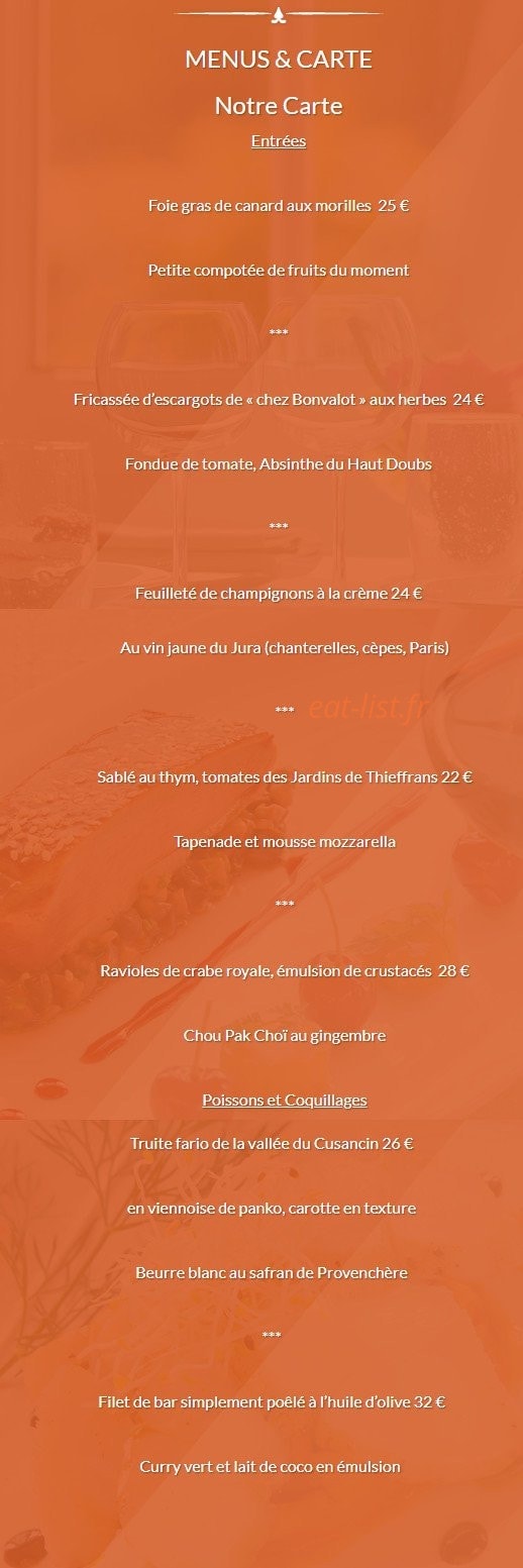 Chateau D'As — carte page 1