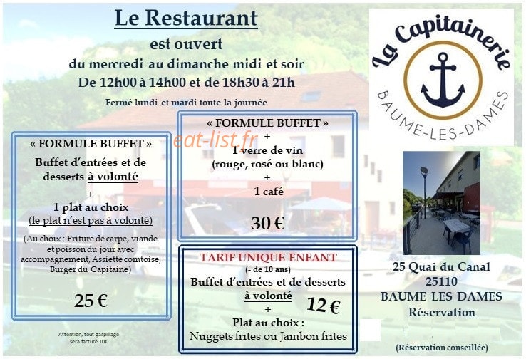 La Capitainerie — carte page 1