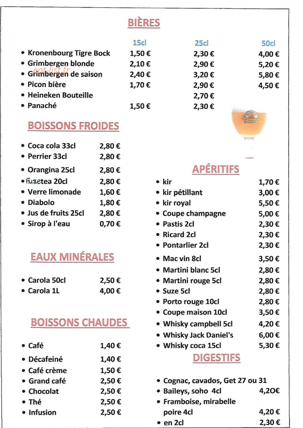 Le Bambi — carte page 8