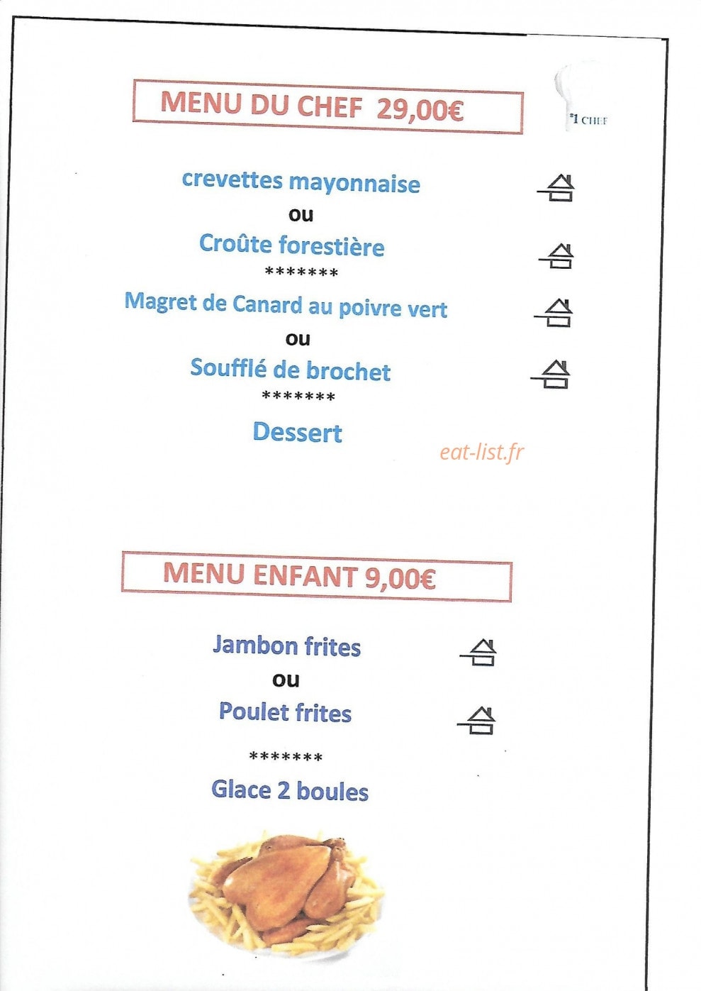 Le Bambi — carte page 1