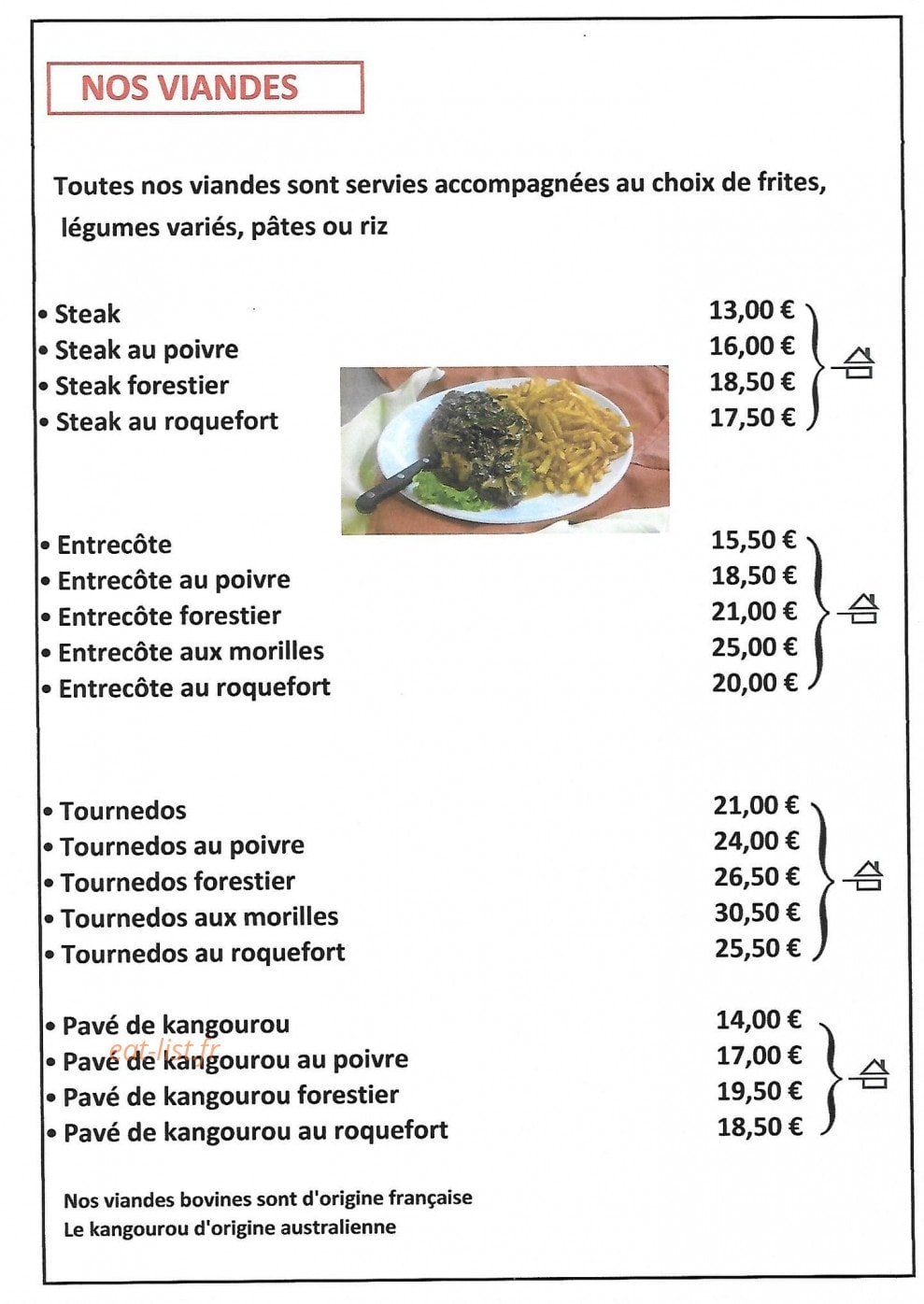 Le Bambi — carte page 6