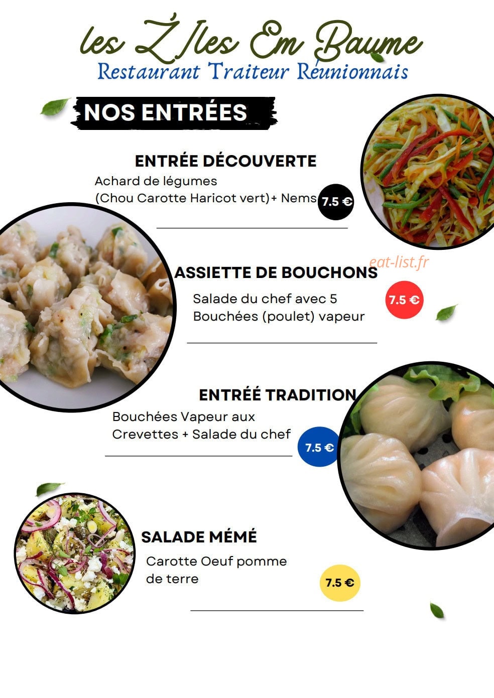 Les Z'îles Em'Baume — carte page 2