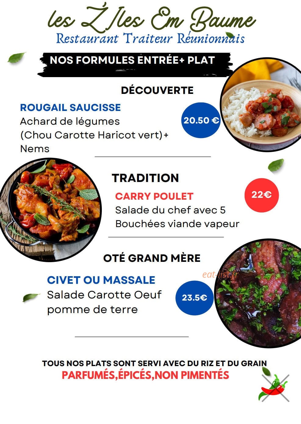 Les Z'îles Em'Baume — carte page 3