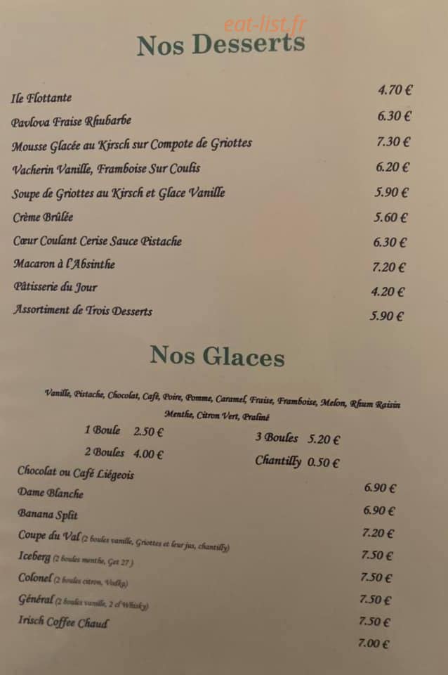 Auberge des 3 Ponts — carte page 5