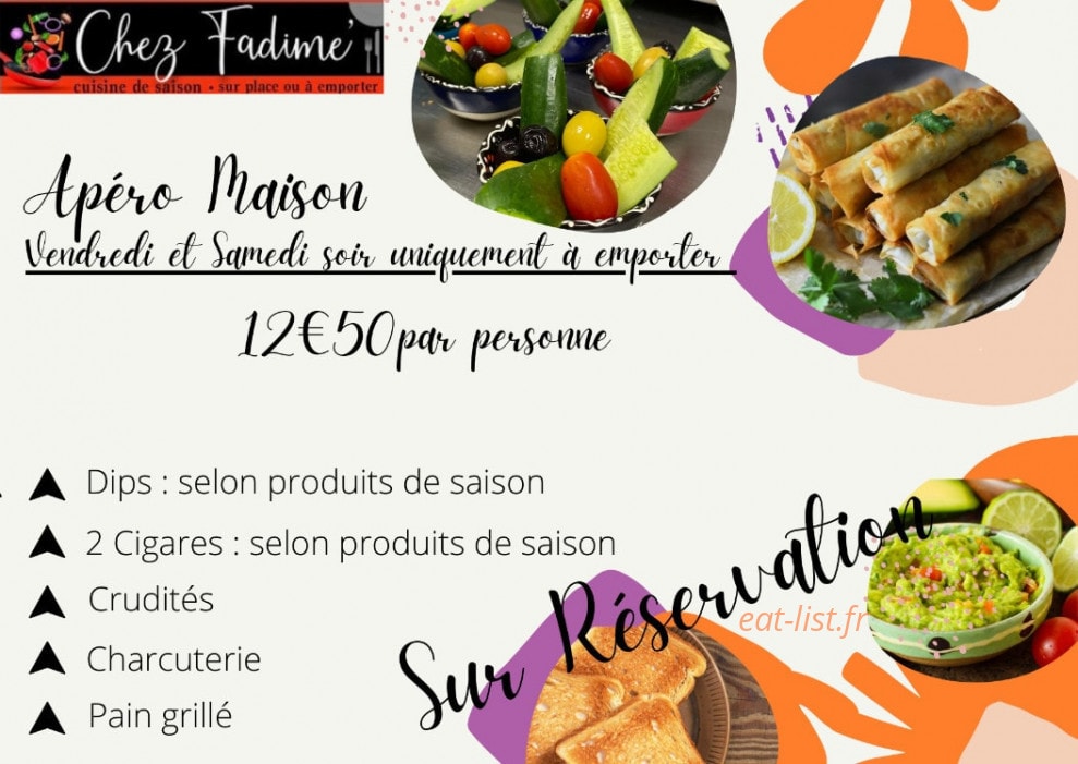 Chez Fadime — carte page 5
