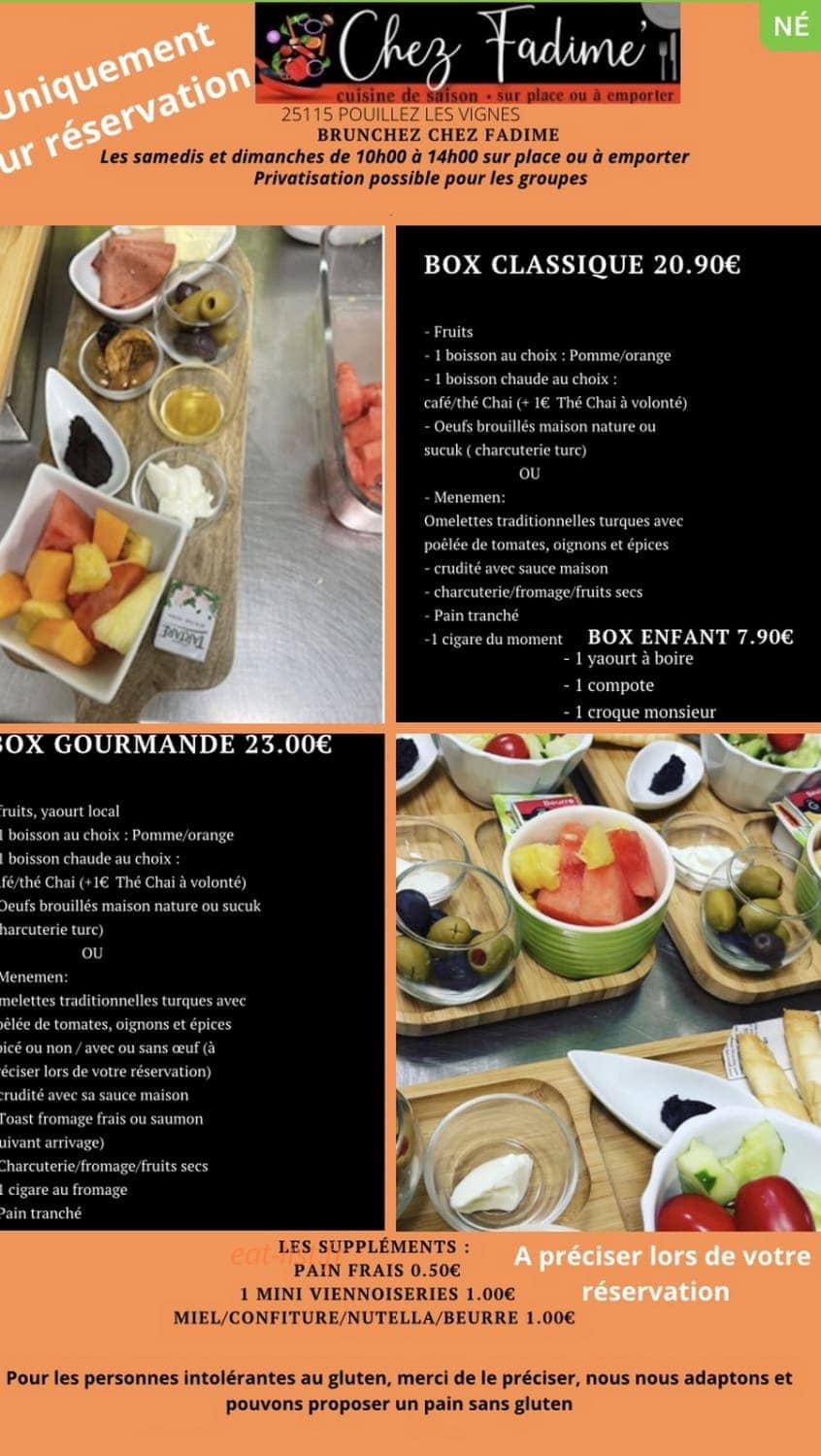 Chez Fadime — carte page 3