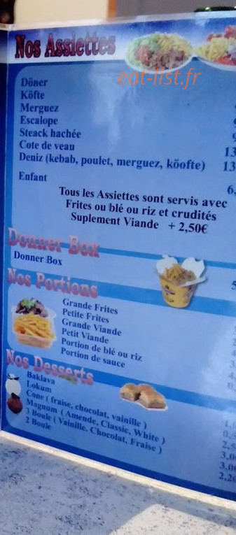 Döner Kebab — carte page 2
