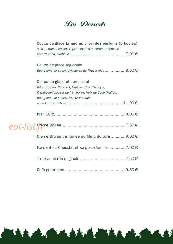 Les Calèches du Saut du Doubs — carte page 4