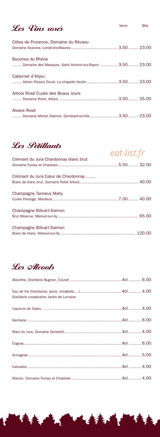 Les Calèches du Saut du Doubs — carte page 8