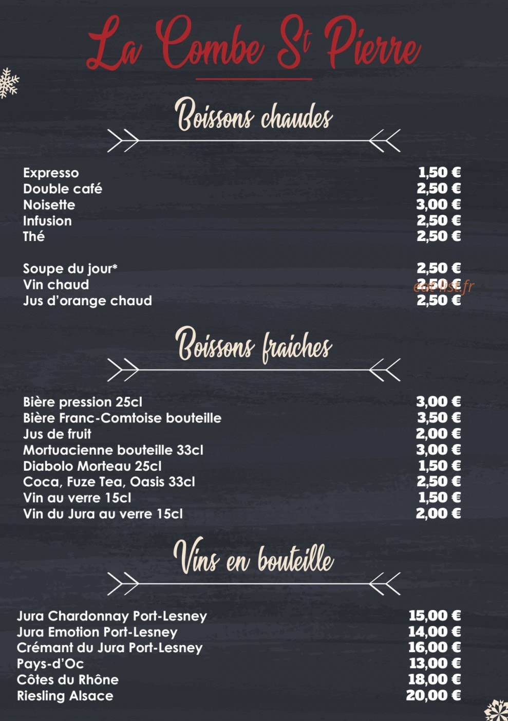La Combe Saint Pierre — carte page 5