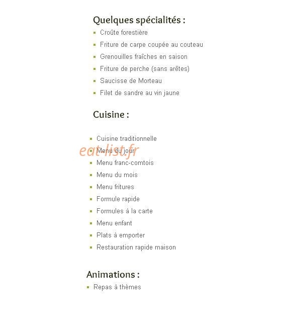 Café Des Amis — carte page 2