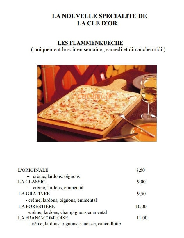 La Clé d'Or — carte page 2