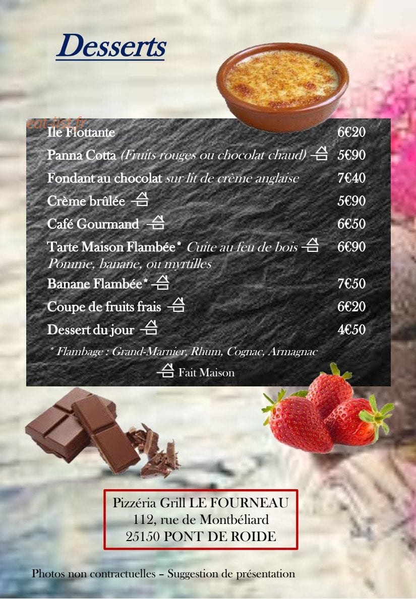 Le Fourneau — carte page 5