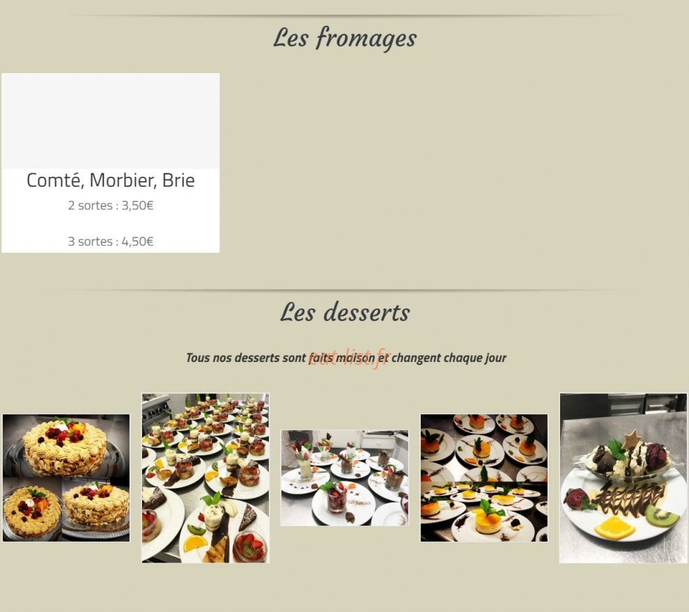 M les p'tits plats — carte page 5