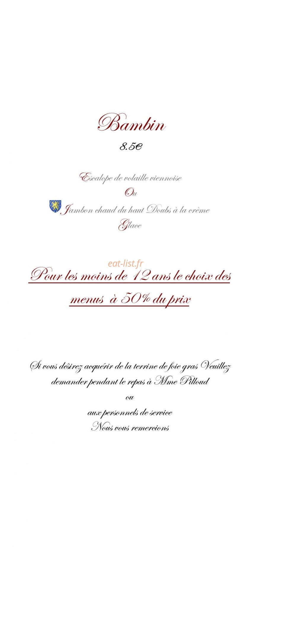 Mon Plaisir — carte page 4
