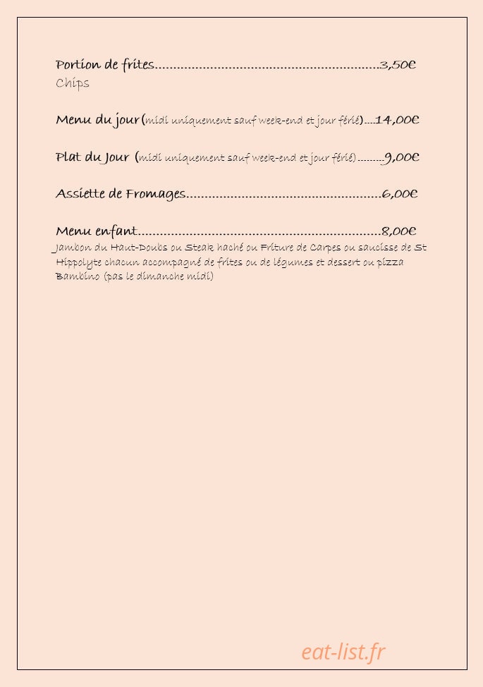 Les Terrasses — carte page 5