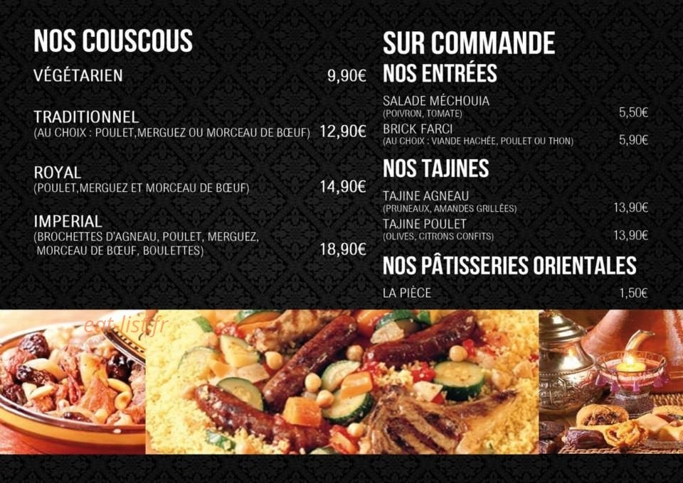 Allo  Couscous — carte page 2