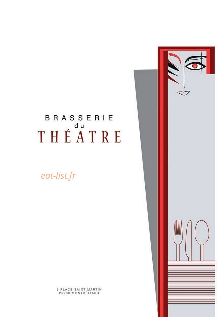 Brasserie du Théatre — carte page 1