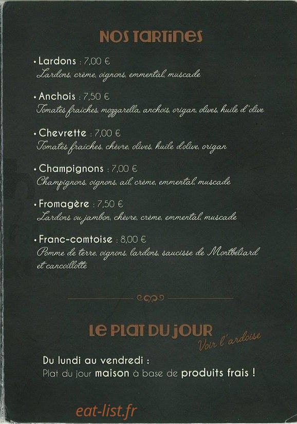 Café du Commerce — carte page 2