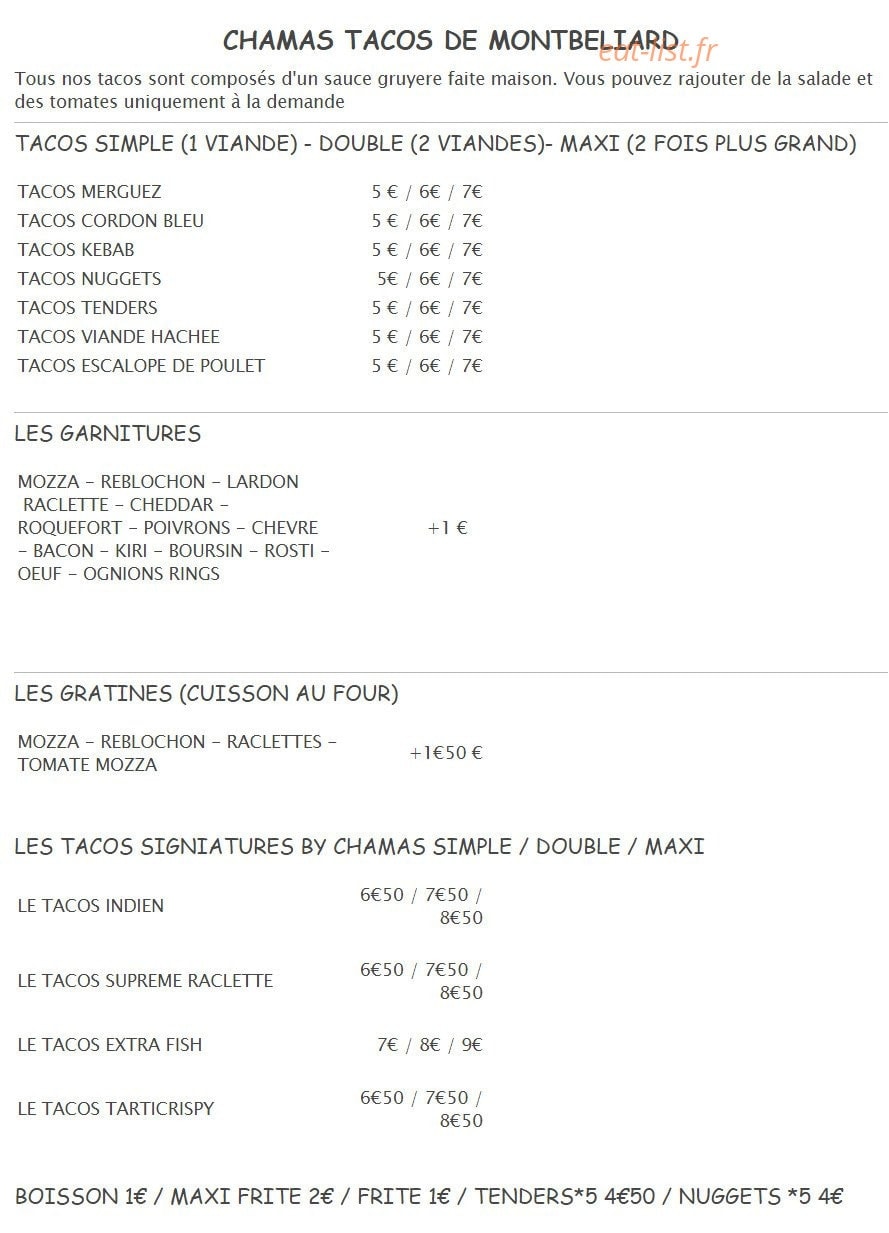 Chamas — carte page 1