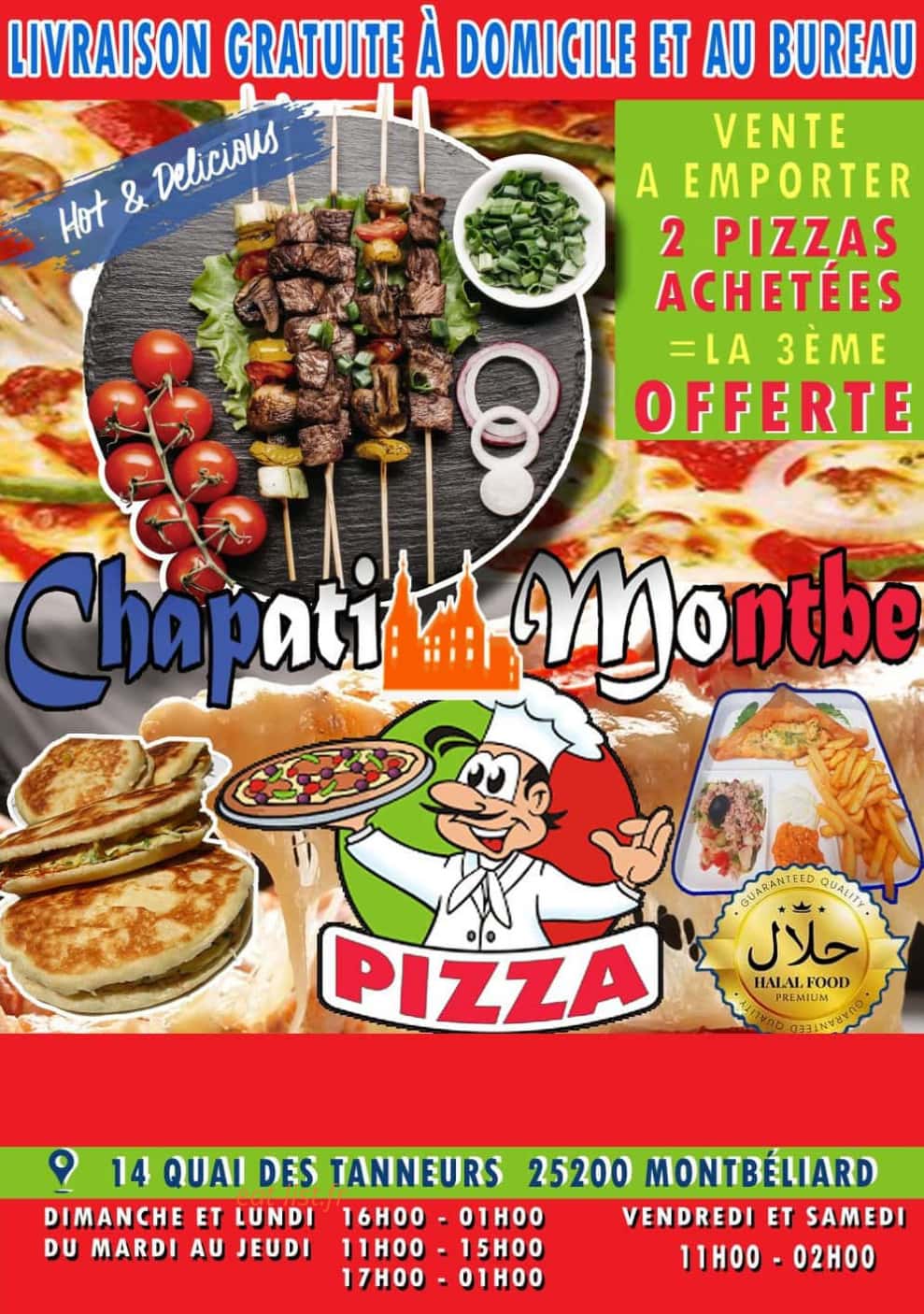 Chapati Montbe — carte page 1