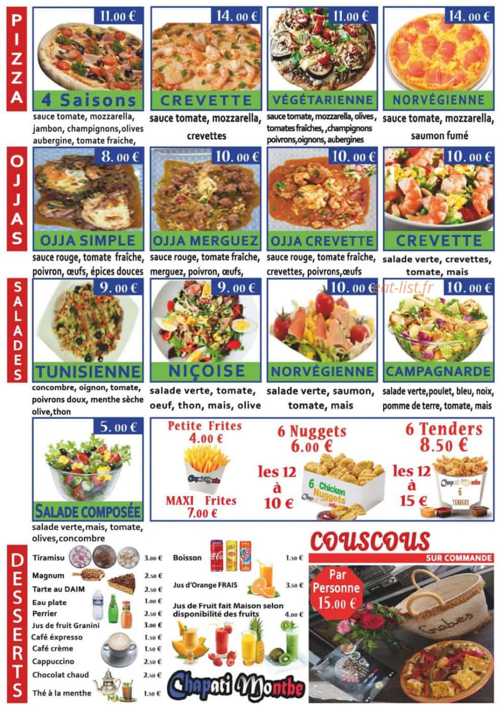 Chapati Montbe — carte page 4