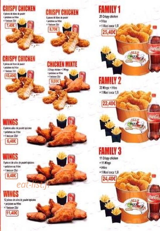 Chez la famille food — carte page 2