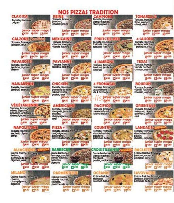 Chez la famille food — carte page 3