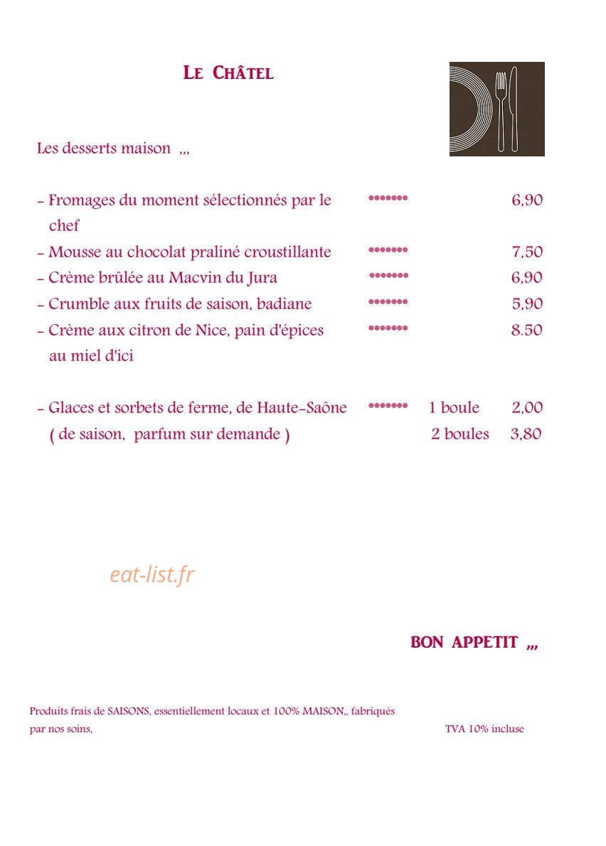 Le châtel — carte page 2