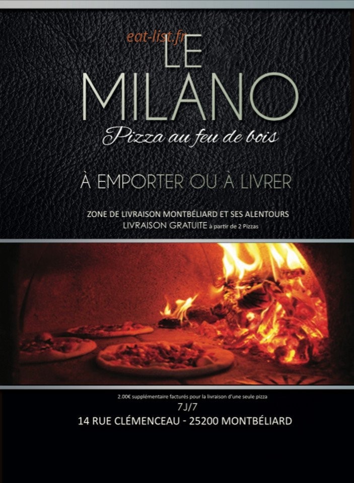Le Milano — carte page 1