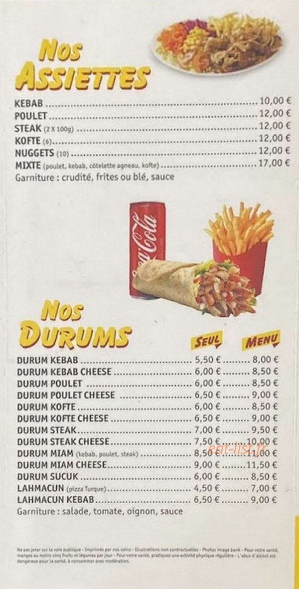Le Turkoize — carte page 3