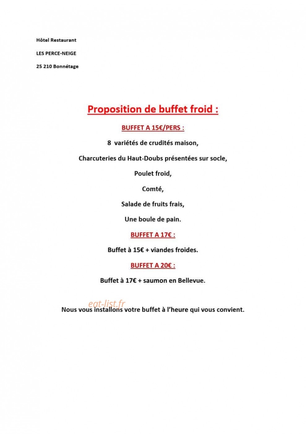 Les Perce-Neige — carte page 1