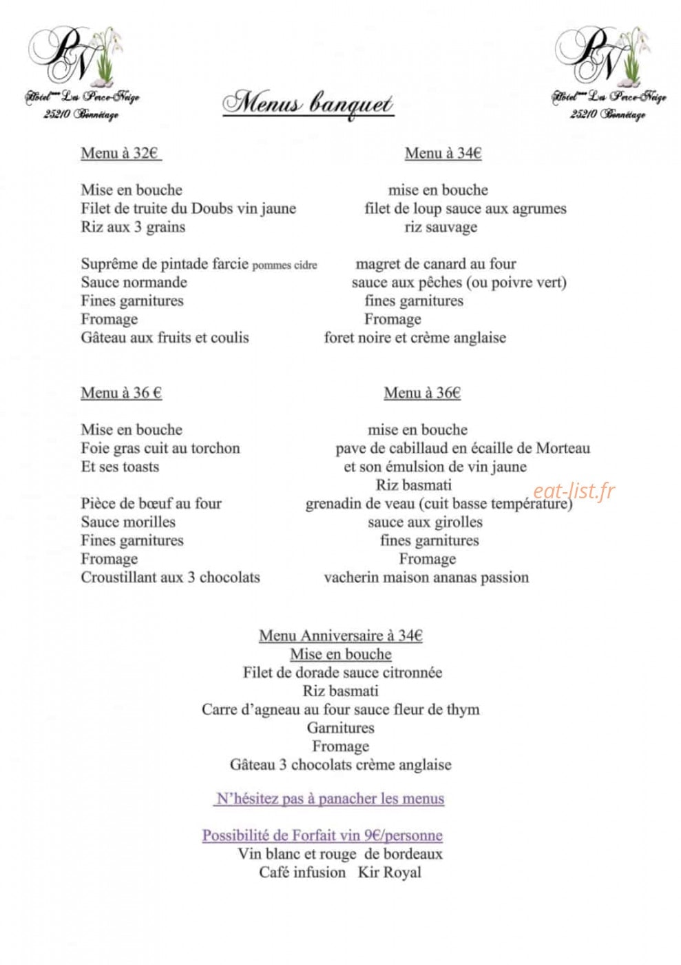 Les Perce-Neige — carte page 8