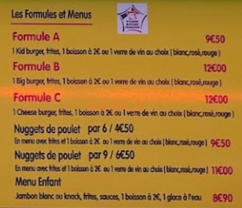 Snack — carte page 4