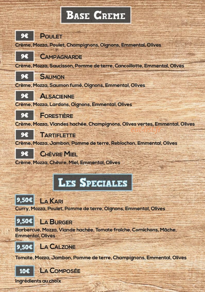 My Pizz — carte page 2